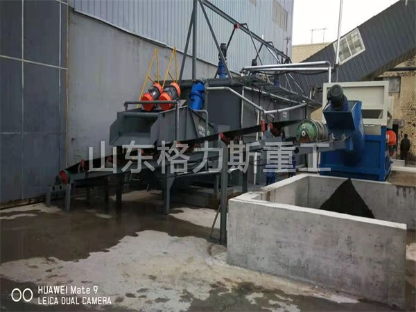 振动式砂石分离机安装现场